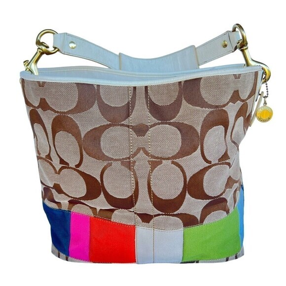 COACH 10858 Legacy Multi-Stripe Hobo Shoulder Bag Authentication‎ Certificate - Picture 1 of 16